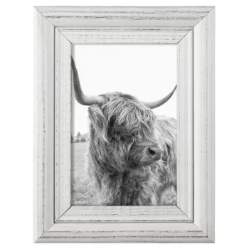 Single picture frame Hama Canuto White Glass Wood