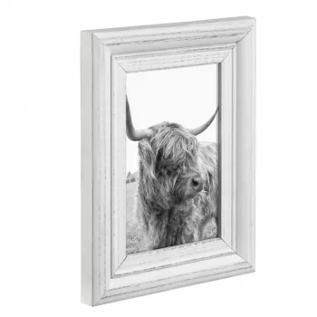 Single picture frame Hama Canuto White Glass Wood