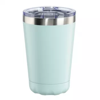 Travel mug Hama To Go Round 00181586 - 0.27 L blue stainless steel mug