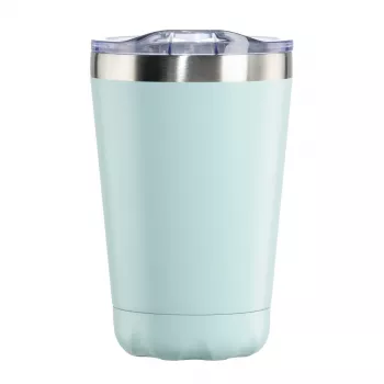 Travel mug Hama To Go Round 00181586 - 0.27 L blue stainless steel mug