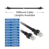 ACT Black 7 meters S/FTP CAT7 PUR flex patch cable snagless with RJ45 connectors (CAT6A compliant)