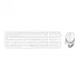 Rapoo 9750M Keyboard Mouse included Wireless Bluetooth QWERTZ German White