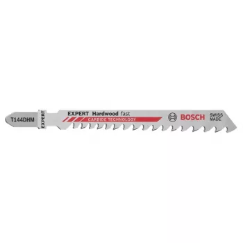 Jigsaw blade Bosch T144DHM Carbide 2 pcs Hardwood Plastic