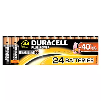 Single-use battery Duracell Plus Power AA Alkaline reliable performance