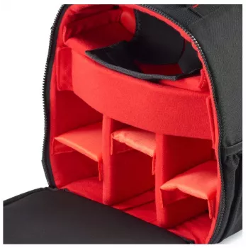 Hama Ohio Backpack Black, Red