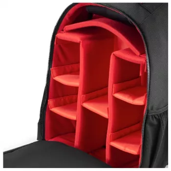Hama Ohio Backpack Black, Red