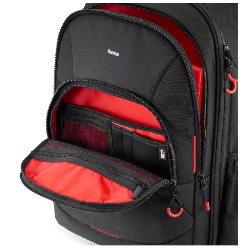 Hama Ohio Trolley case Black, Red