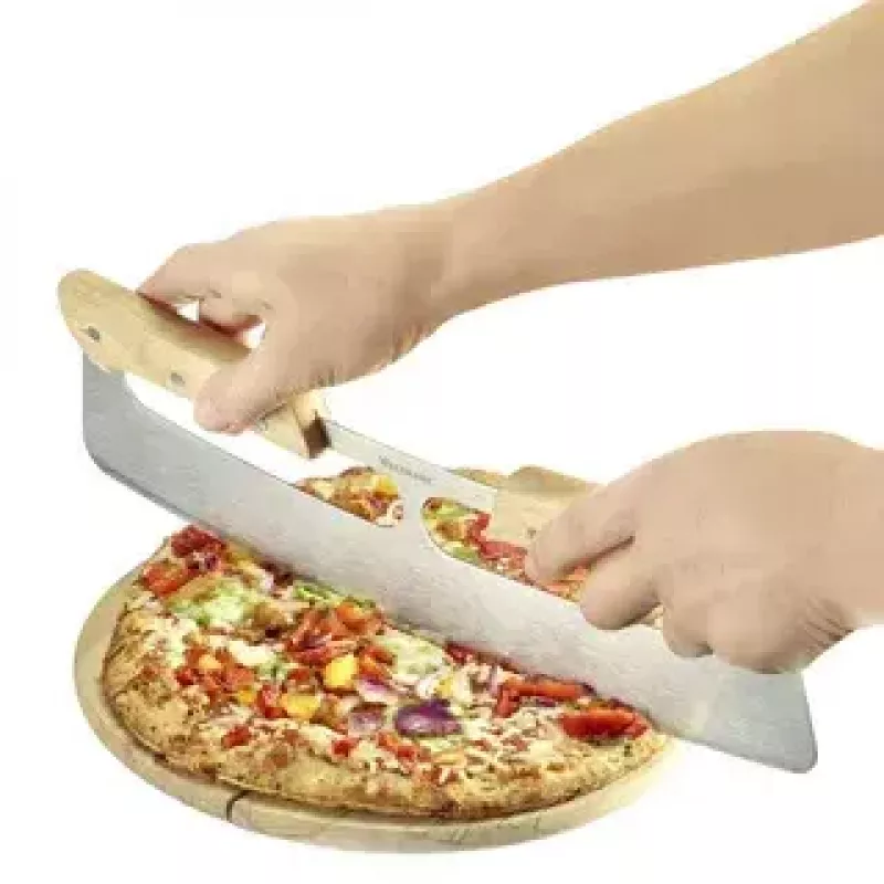 Pizza cutter Westmark Pro stainless steel wood handle 355mm