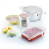 Food covers Westmark 23272260 - transparent silicone lids, 6 pcs