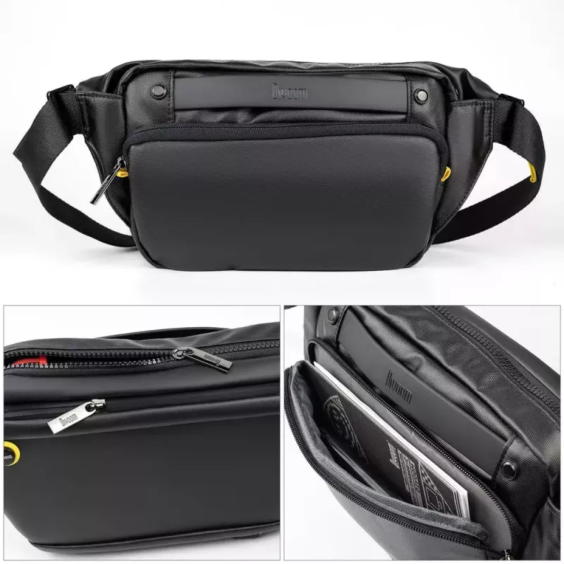 Messenger bag Divoom Pixoo Black Unisex 340x90x150mm LED display