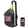 Messenger bag Divoom Pixoo Black Unisex 340x90x150mm LED display