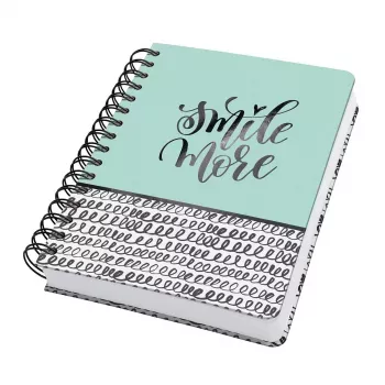 Writing notebook Sigel Jolie JN623 A5 120 sheets Black Mint White