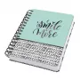 Writing notebook Sigel Jolie JN623 A5 120 sheets Black Mint White