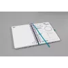 Personal diary Sigel Jolie JP204 Blue Petrol Purple Turquoise White
