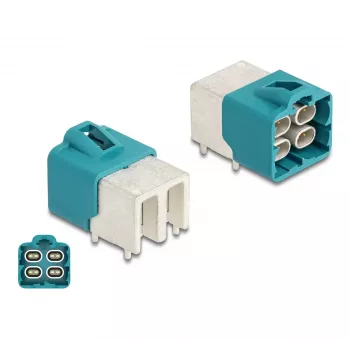 DeLOCK HDMTD quad plug angled for PCB