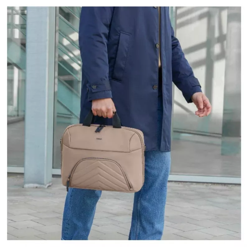 Hama Premium Lightweight 41.1 cm (16.2 inch) Toploader bag Beige