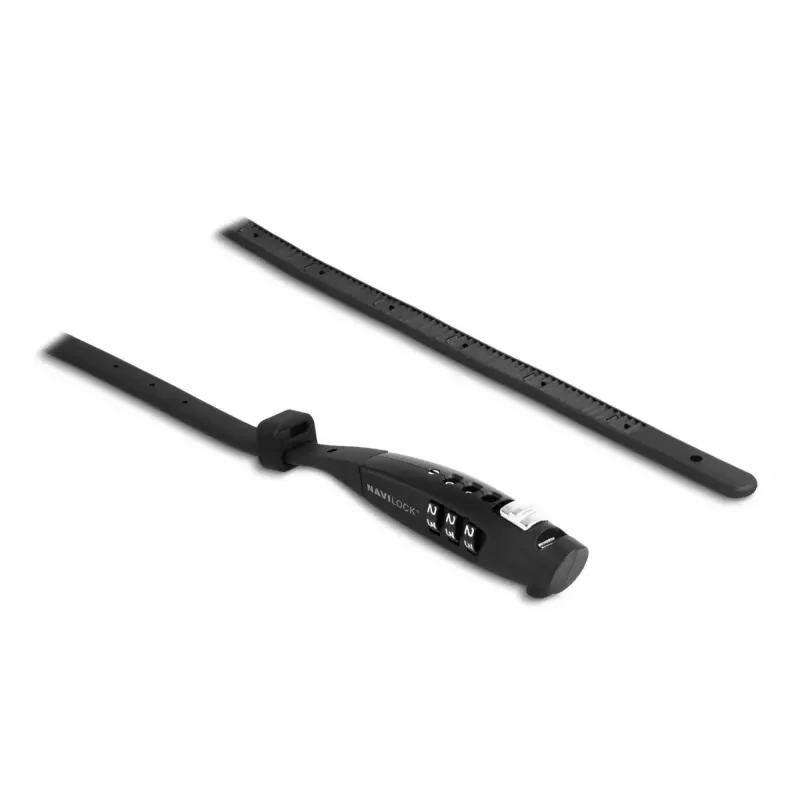 Cable lock Navilock 20930 Black 0.41 m Combination lock