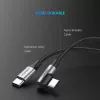 Ugreen 50123 USB cable USB 2.0 1 m USB C Black, Silver