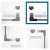 ACT Black 1 meter U/UTP CAT6A LSZH Slimline patch cable with RJ45 connectors 90° angled right to straight
