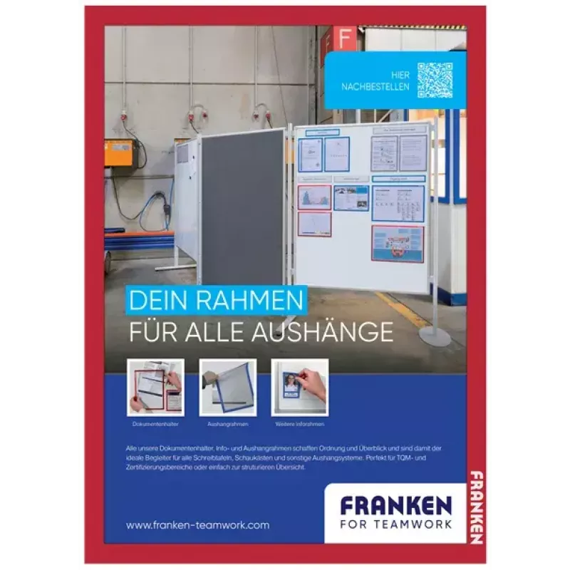 Board frame Franken AR15012 Red A3 470x10x650mm 2 pcs