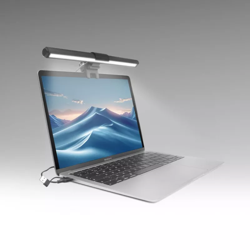 Clip-on laptop LED light bar ACT AC8050, dimmable, USB powered