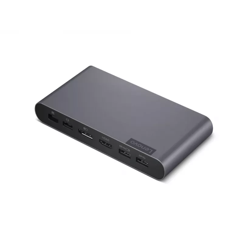 Lenovo USB-C Universal Business Dock (40B30090IT) Wired 2× USB 3.2 Gen 2 Type-C Grey 90W 4K@60Hz