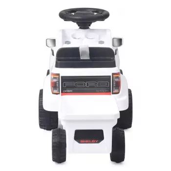 Ride-on car Jamara Shelby Ford F-150 Raptor — battery-powered, 1 seat, 4 wheels, black/white