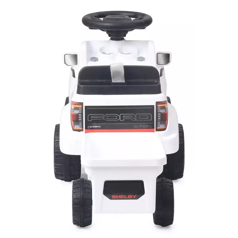 Ride-on car Jamara Shelby Ford F-150 Raptor — battery-powered, 1 seat, 4 wheels, black/white