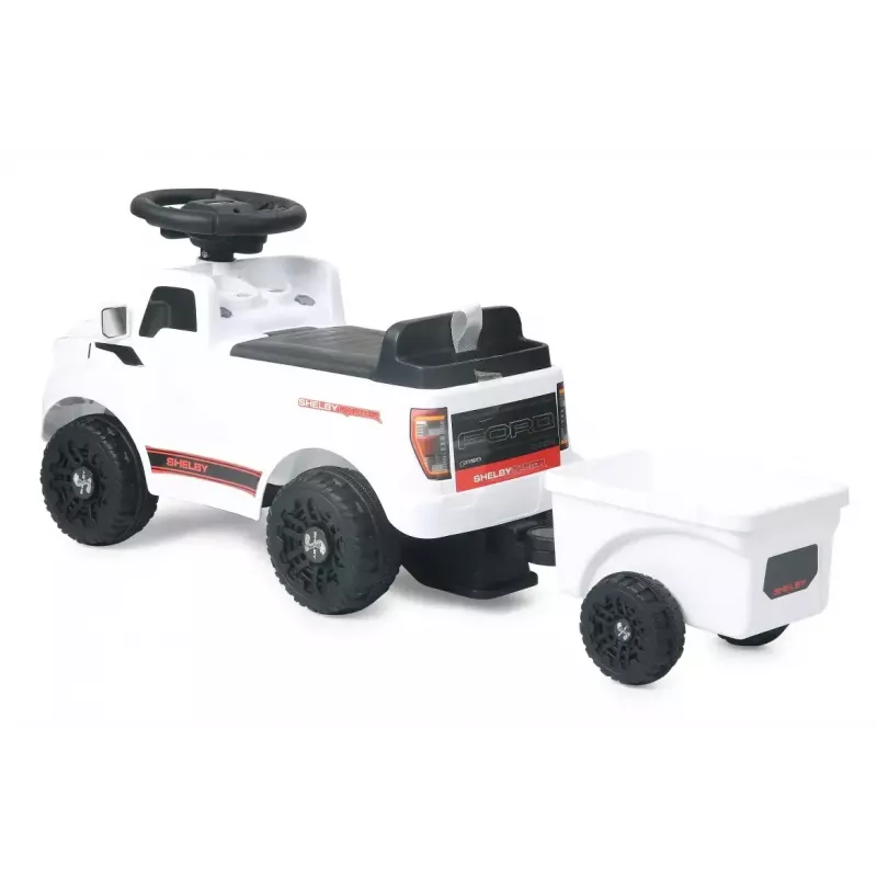 Ride-on car Jamara Shelby Ford F-150 Raptor — battery-powered, 1 seat, 4 wheels, black/white