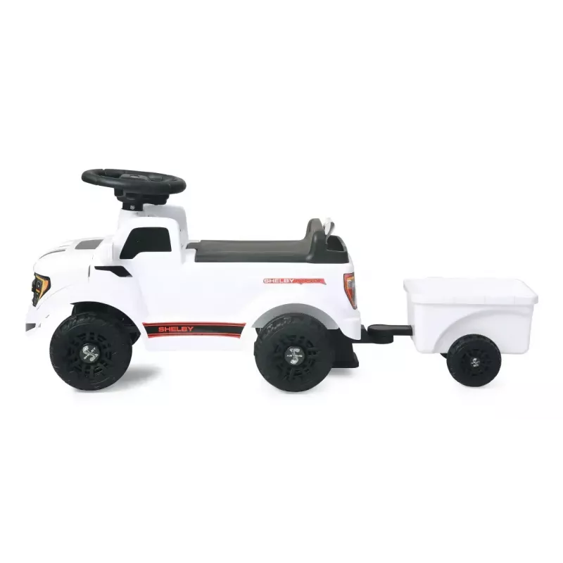 Ride-on car Jamara Shelby Ford F-150 Raptor — battery-powered, 1 seat, 4 wheels, black/white