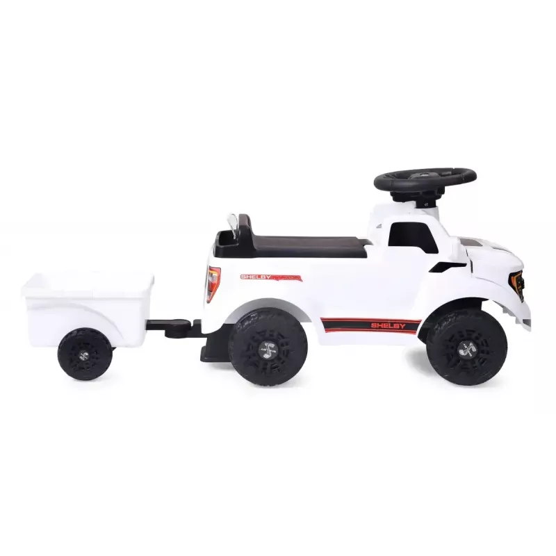 Ride-on car Jamara Shelby Ford F-150 Raptor — battery-powered, 1 seat, 4 wheels, black/white