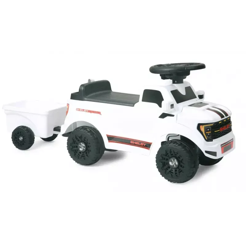 Ride-on car Jamara Shelby Ford F-150 Raptor — battery-powered, 1 seat, 4 wheels, black/white