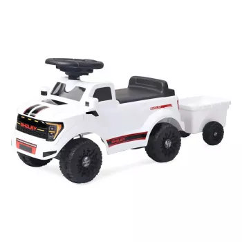 Ride-on car Jamara Shelby Ford F-150 Raptor — battery-powered, 1 seat, 4 wheels, black/white