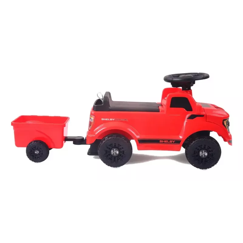 Ride-on car Jamara Shelby Ford F-150 Raptor — battery-powered, 1 seat, 4 wheels, black/red