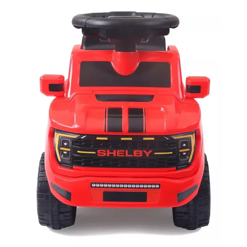 Ride-on car Jamara Shelby Ford F-150 Raptor — battery-powered, 1 seat, 4 wheels, black/red