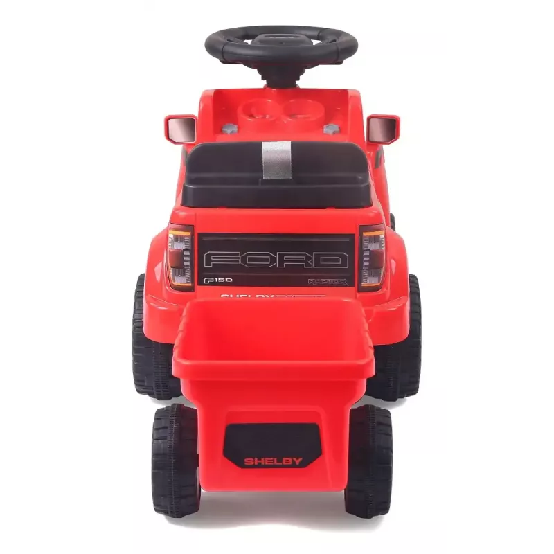 Ride-on car Jamara Shelby Ford F-150 Raptor — battery-powered, 1 seat, 4 wheels, black/red