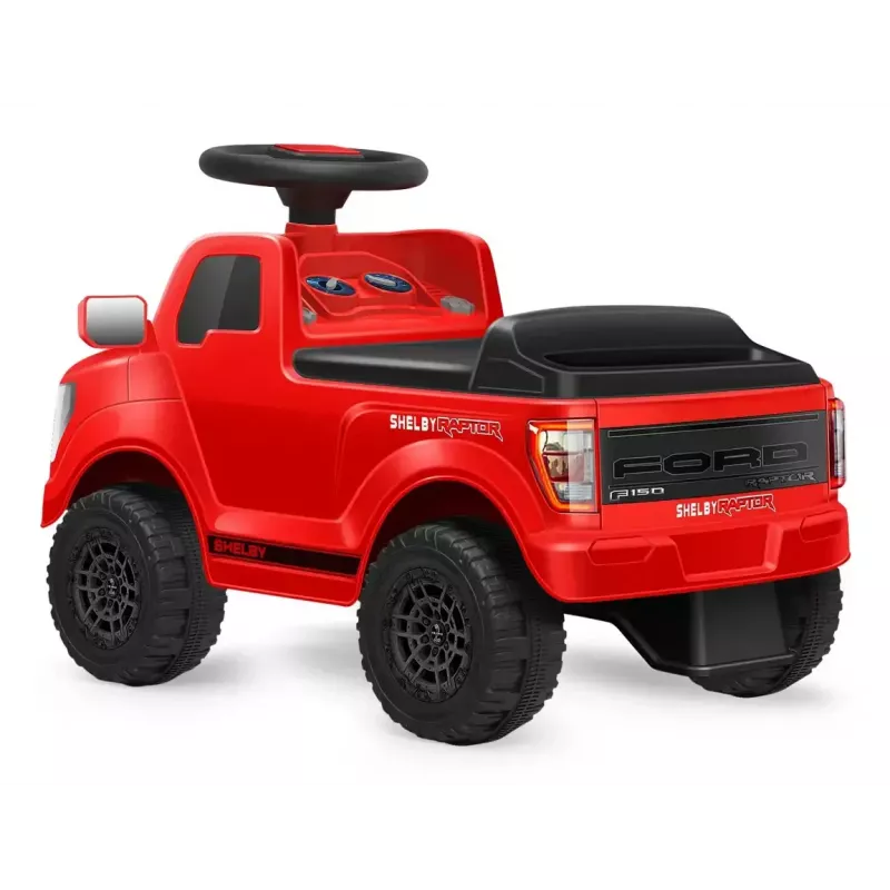 Ride-on car Jamara Shelby Ford F-150 Raptor — battery-powered, 1 seat, 4 wheels, black/red