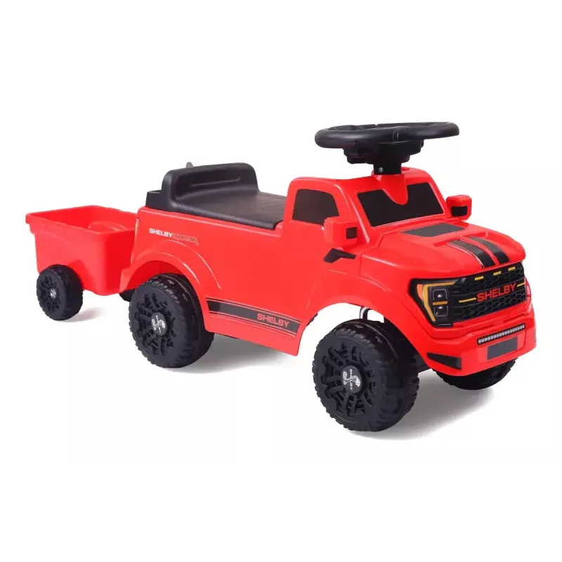 Ride-on car Jamara Shelby Ford F-150 Raptor — battery-powered, 1 seat, 4 wheels, black/red