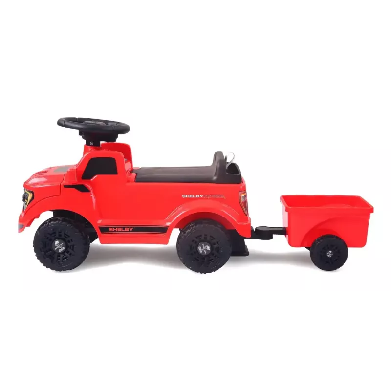 Ride-on car Jamara Shelby Ford F-150 Raptor — battery-powered, 1 seat, 4 wheels, black/red