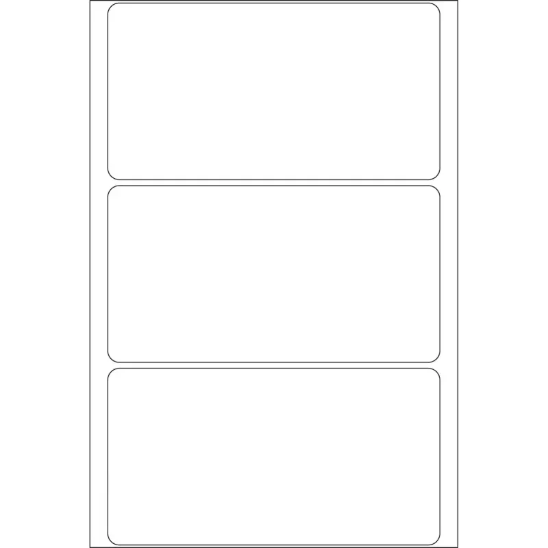 Multi-purpose labels HERMA 52x100 mm white paper matt hand inscription 96 pcs