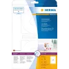 CD labels HERMA A4 Ø 116 mm white paper matt opaque 50 pcs