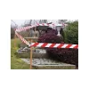 Barricade Tape TESA 58137 Red White 100m
