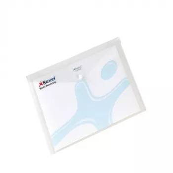 Rexel Popper Wallet A4 White (5), A4, Polypropylene (PP), White, 150 sheets, 335 mm, 235 mm