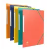 ELBA Boston Corner Elastic Folder, A4, Assorted, Card 0.5mm, with Labelling Tab - 10 Pack (120515.20)