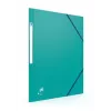 ELBA Boston Corner Elastic Folder, A4, Assorted, Card 0.5mm, with Labelling Tab - 10 Pack (120515.20)