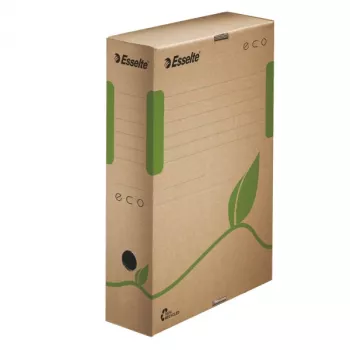 Esselte Archiving Box Eco FSC® 80 mm, Brown, Green, A4, 120 g, 80 x 327 x 233 mm