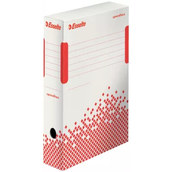 Esselte Archiving Box Speedbox FSC® 80 mm, Paper, White, A4, Landscape/Portrait, 80 mm, 250 mm