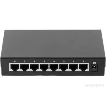 Unmanaged Switch Dexlan 891008 8 Ports Gigabit Ethernet Black