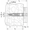 Universal plug Fischer UX 5 x 30 R with rim
