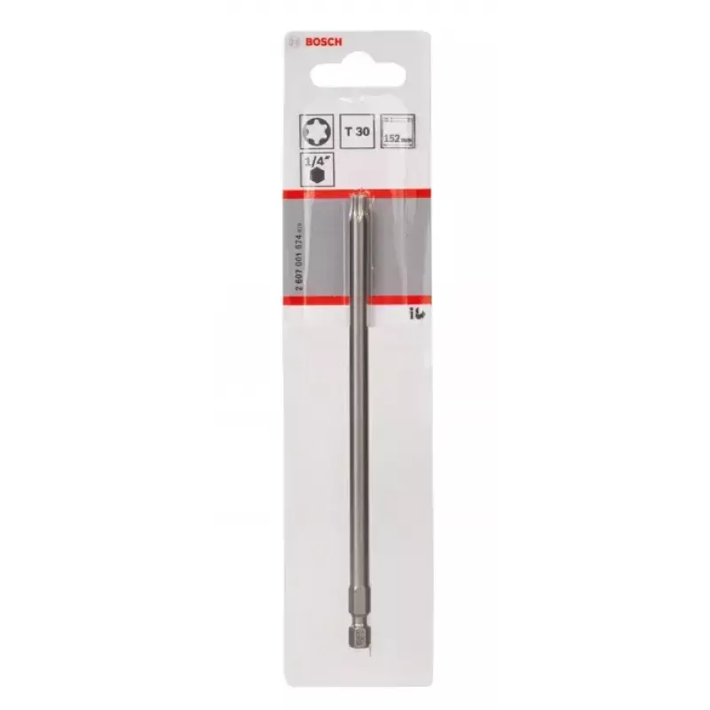 Screwdriver bit Bosch Screwdriver bit extra hard T30 152 mm